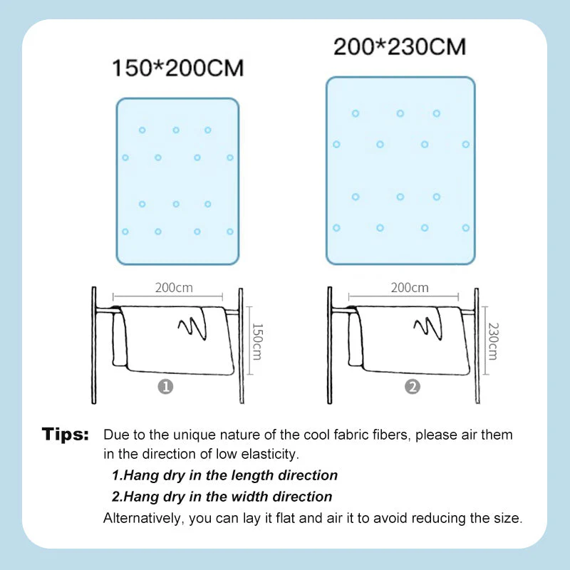 Summer Cooling Comforter for Hot Sleepers - Comforter Only