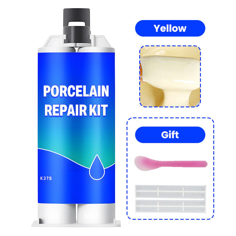 💧Multi-functional waterproof and anti-corrosion repair adhesive🔥 (suitable for ceramic floor tiles, walls, and kitchen countertops) saves time and costs.