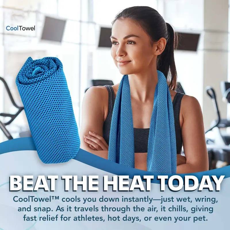 🎉Buy 1 Get 1 Free-Limited Sale🔥Cold Sweat Towel You Can Use Anywhere, Anytime! Reusable Soft Absorbent Cooling Portable