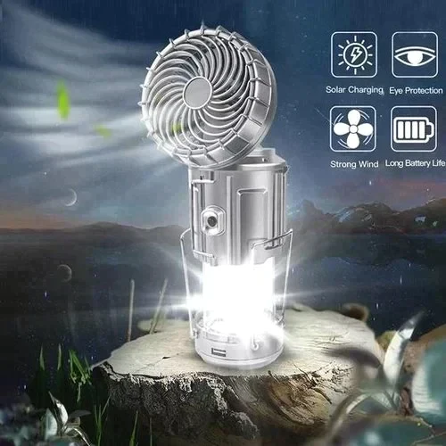 🔥🎁Hot Sale 50% OFF🎁🔥Portable LED Camping Lantern With Fan