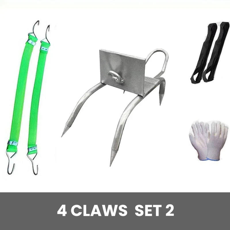 🔥2025 Hot Sale 50% OFF🔥 Outdoor Tree-Climbing Anti-Slip Cat Claw Shoes Set