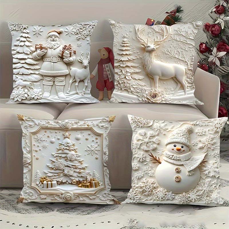 🎅 Christmas Gift Recommendations!🎁Elegant Christmas Decorative Pillow Covers (50% OFF)
