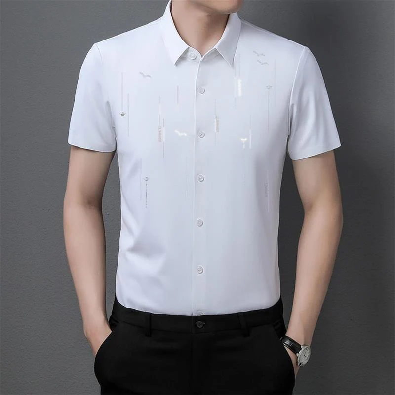 Summer anti-wrinkle silk shirt（⏰Limited Time Offer）