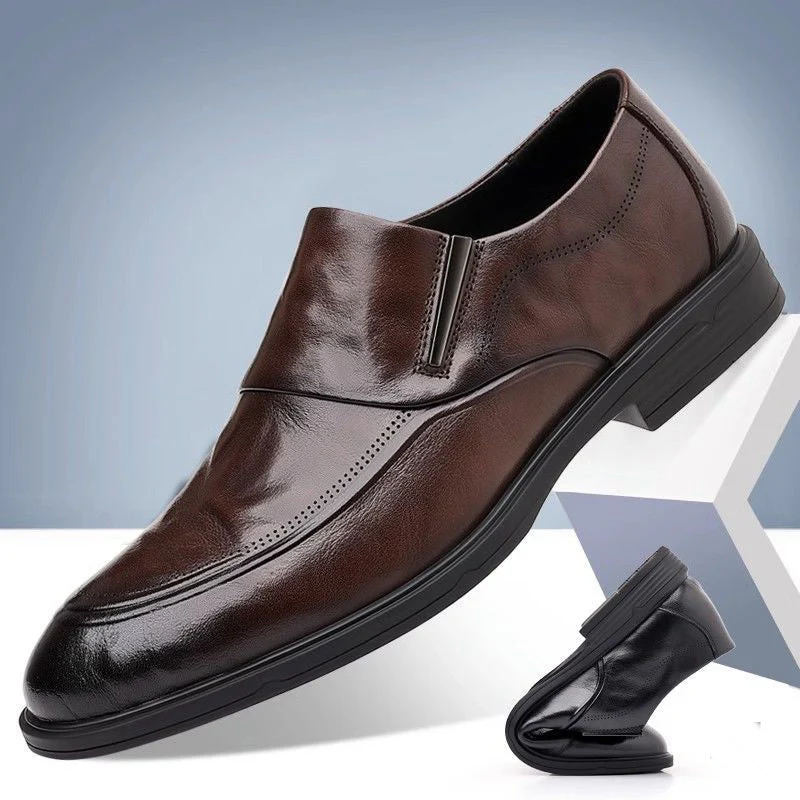 🔥New Year Specials🔥Men's Business Casual Slip-On PU Leather Shoes