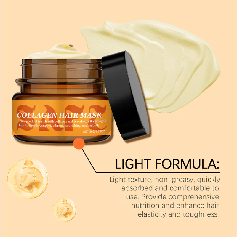 🔥Last Day 50% OFF🌸🌿Collagen Hair Mask for Dry & Damaged Hair