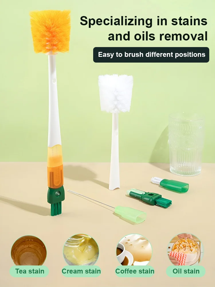 🎅🌲Christmas Promotion - 50% OFF🔥Multi-functional 5-in-1 Cup Brush🎉BUY 2 GET 1🎉