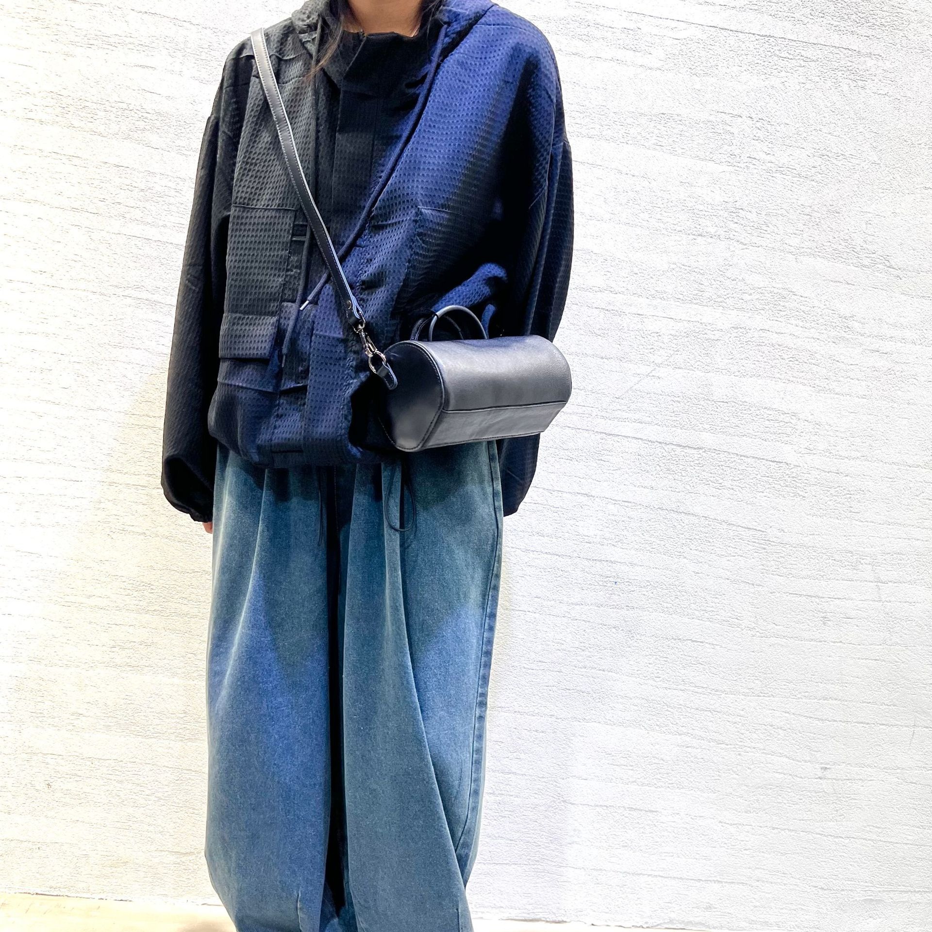 Structured Mini Leather Top-Handle Bag