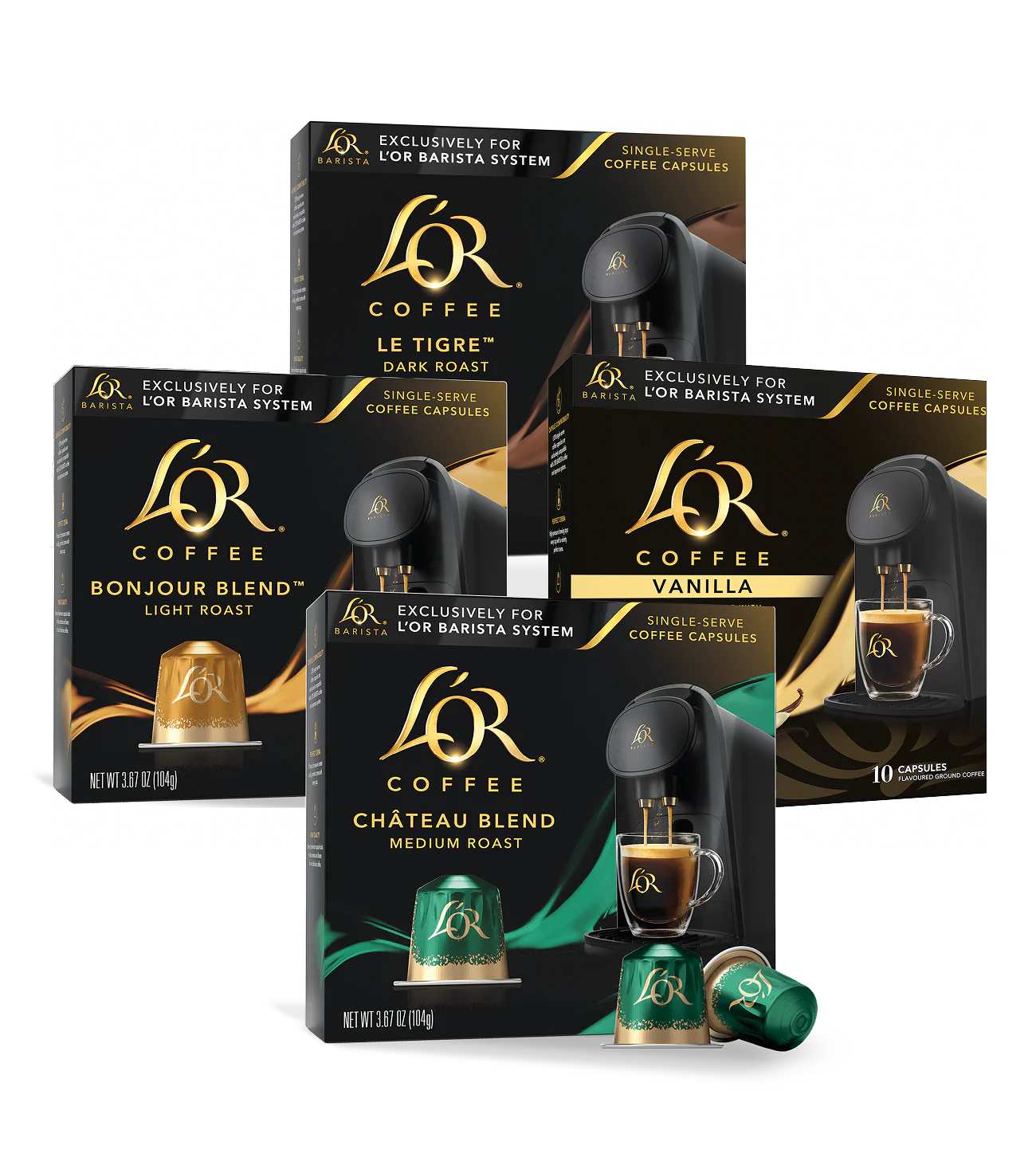 L'OR Coffee Capsules Sampler