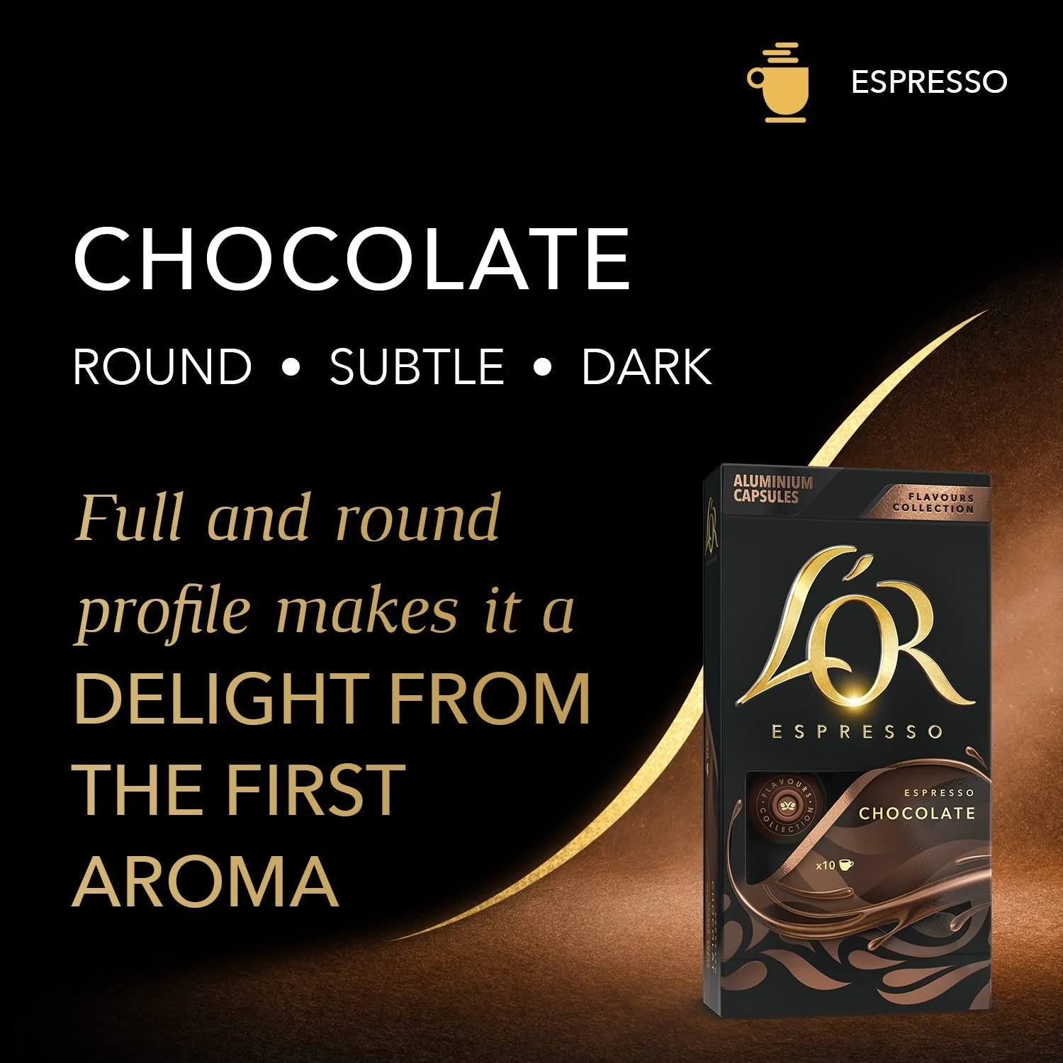 L'OR Chocolate Espresso Capsules