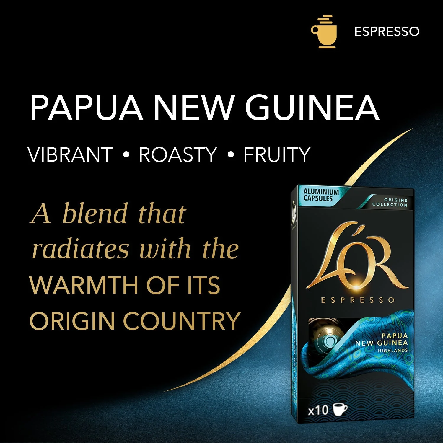 L'OR Papua New Guinea Espresso Capsules