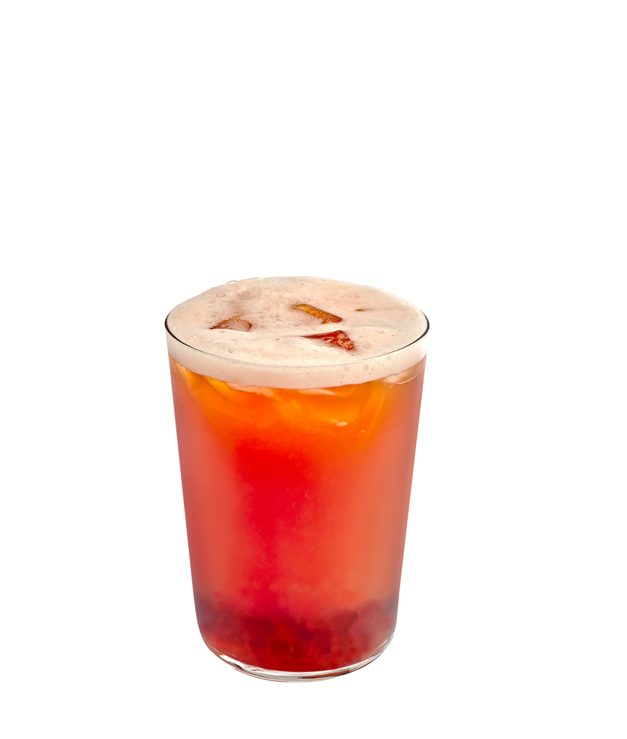 Tropical Berry Green Tea Shaker with Brown Sugar Jelly