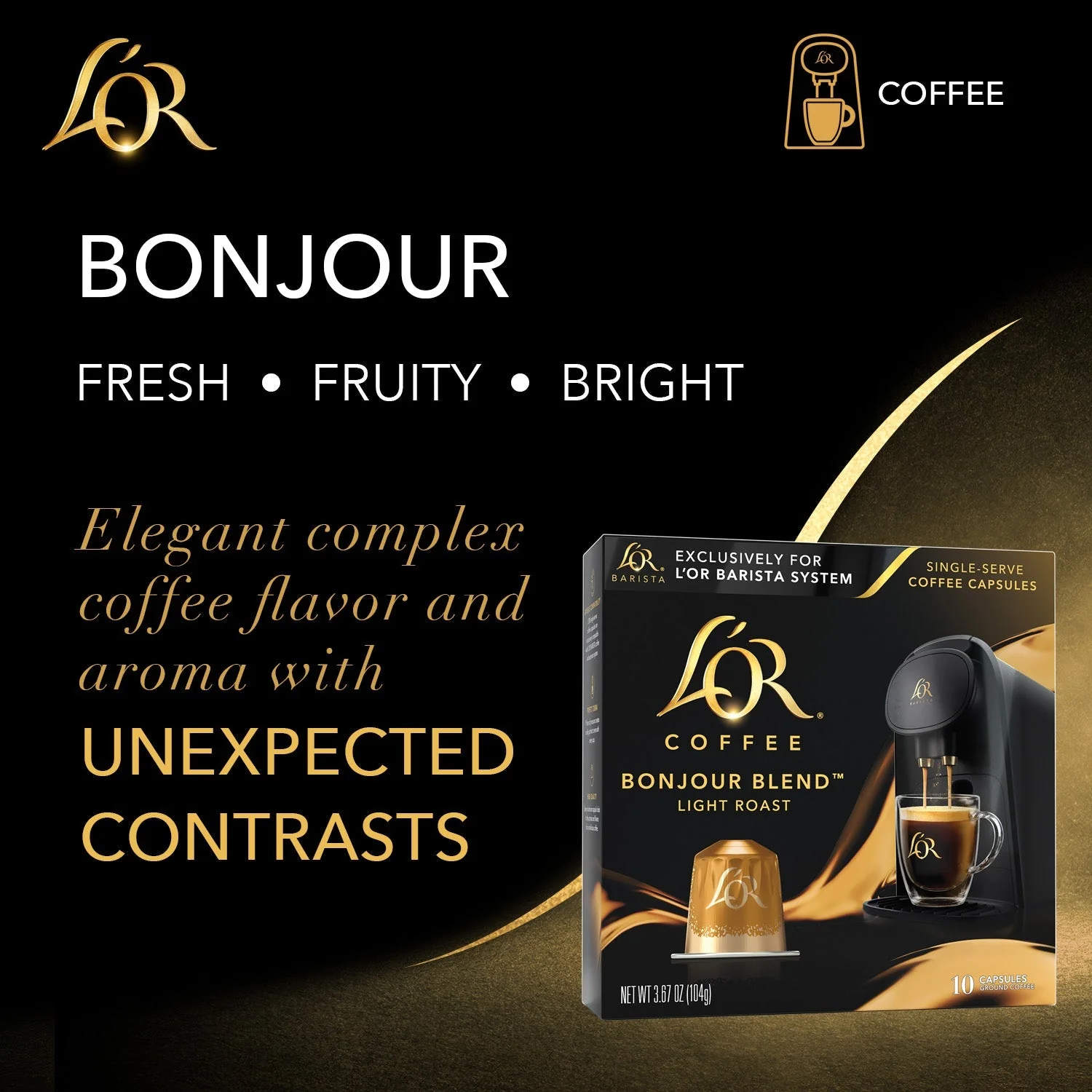 L'OR Bonjour Blend Coffee Capsules