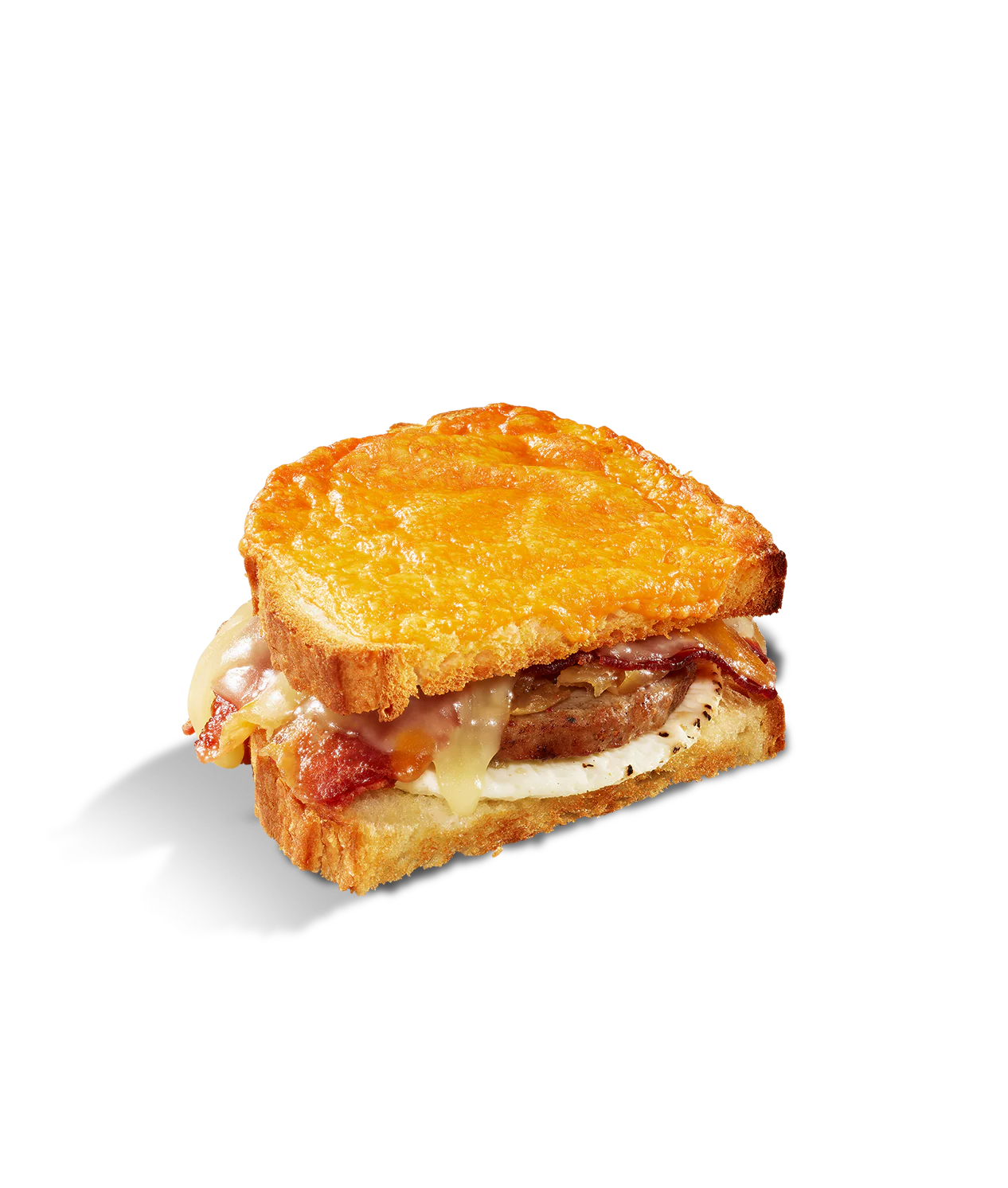 Bacon Sausage Cheddar Crispy